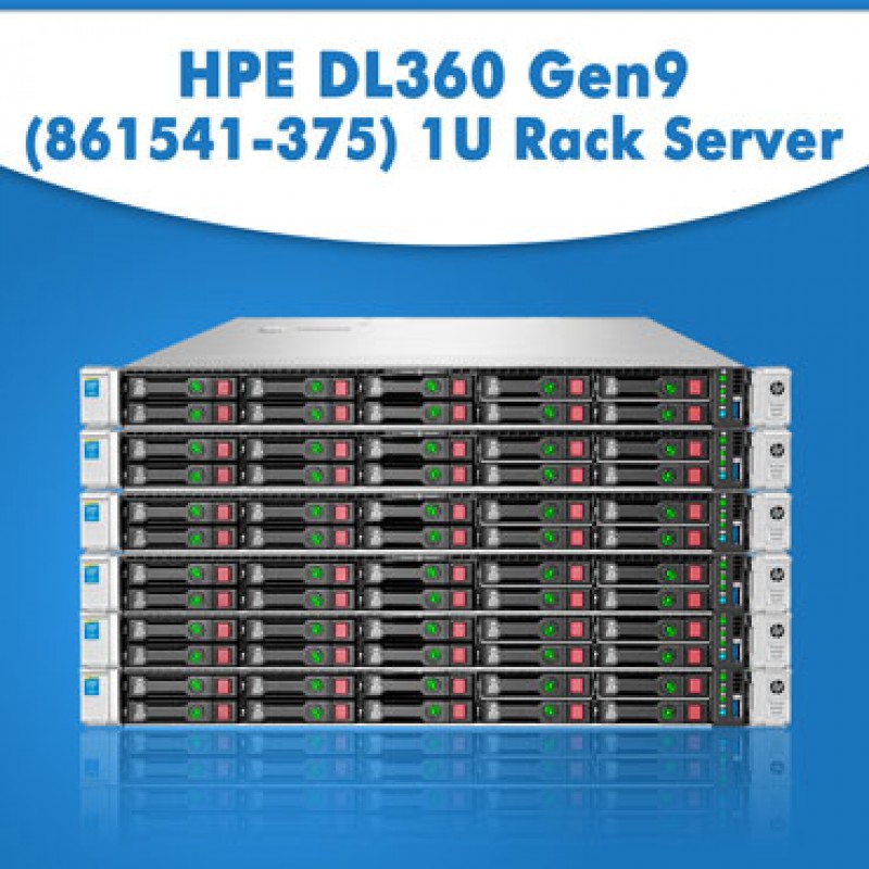 HPE DL360 Gen9 (861541-375) 1U Rack Server