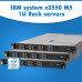IBM system x3550 M5 1U Rack servers