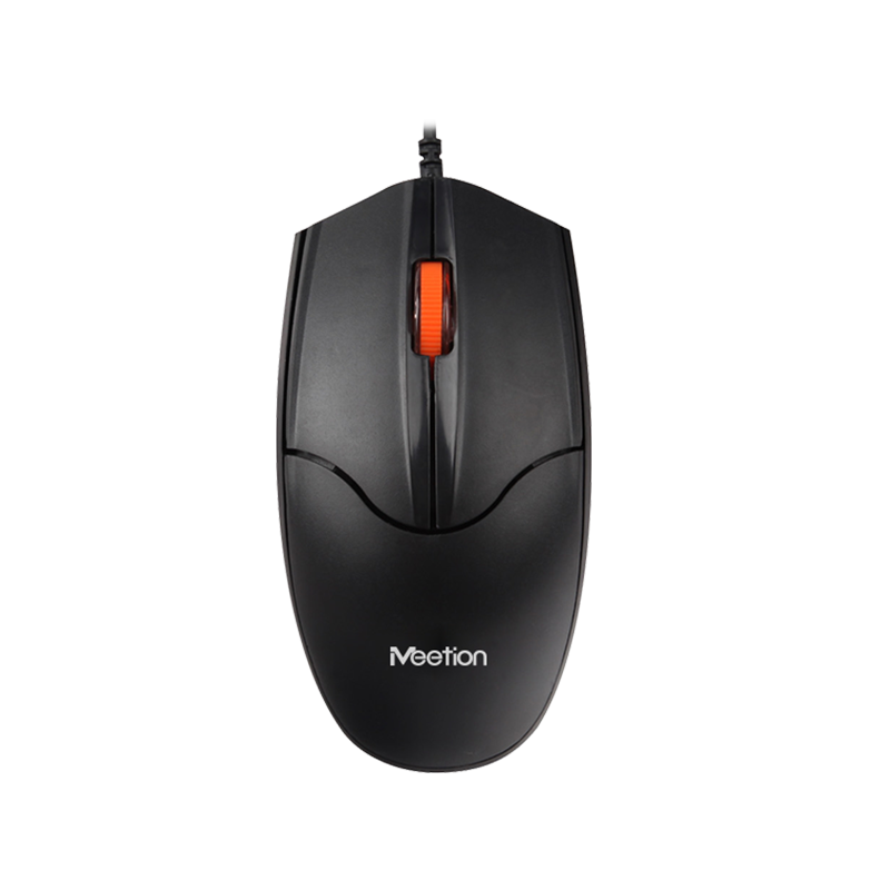 Meetion Wired Optical Mouse / Black