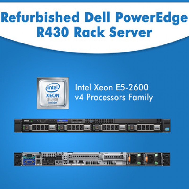 Dell PowerEdge R430 Rack Server(Refurbished)