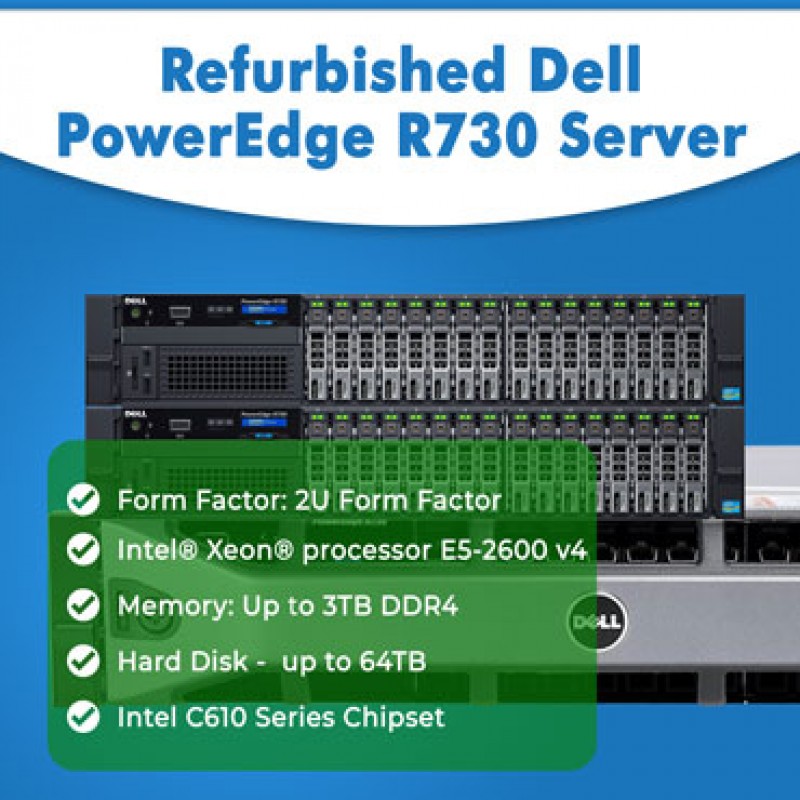 Dell PowerEdge R730 Server(Refurbished)