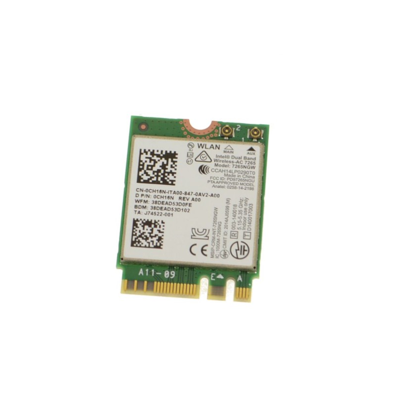 Dell Inspiron 17 (5770) Wireless 7265 WLAN WIFI Card - CH16N 
