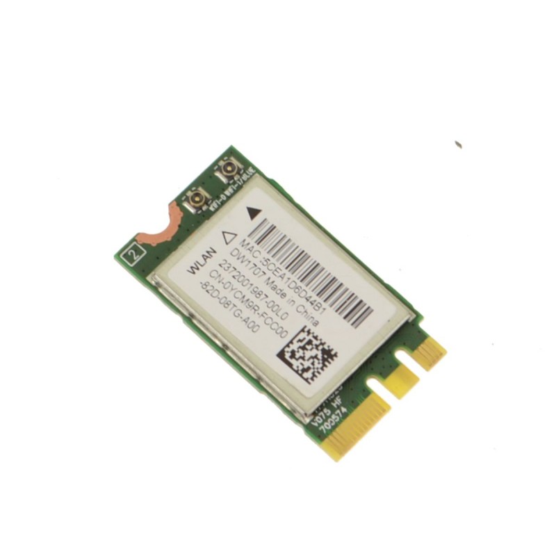 Dell Inspiron 11 (3168) Wireless DW1707 WLAN WIFI Card - YCM9R