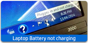 Laptop battery not charging