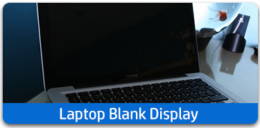 Laptop blank display